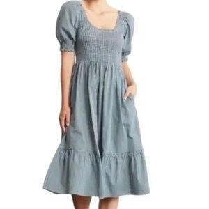 Hill House The Louisa Emerald Green Gingham Dress
